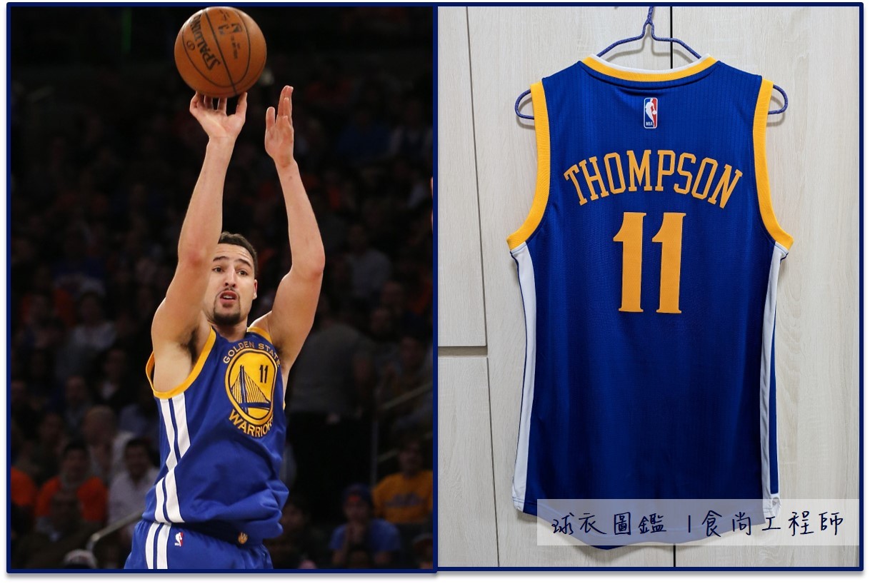 球衣圖鑑 | Klay Thompson 勇士客場藍Adidas球衣