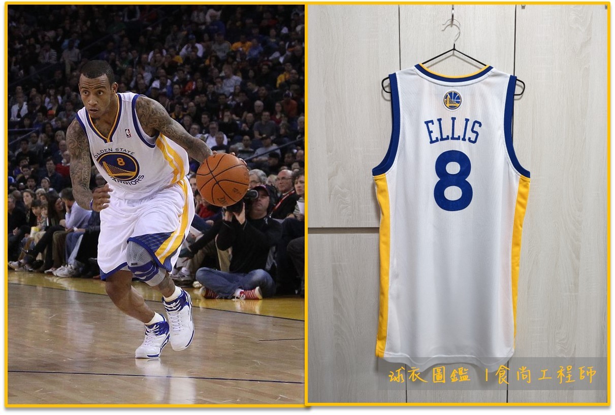 球衣圖鑑 | Monta Ellis 勇士主場白Adidas球衣